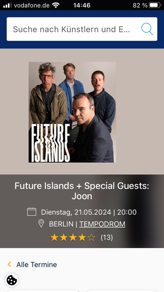 Future Island Berlin 21.05. Ticket in Berlin