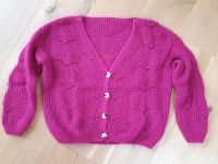 Strickjacke neu onesize 36 bis 40 dunkelpink Düsseldorf - Friedrichstadt Vorschau