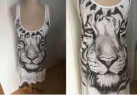 Tally Weijl Sommer-Kleid Gr. M/L weiß-silber Tiger Viskose Kr. München - Haar Vorschau