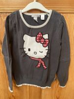 Süßer Pullover H&M Gr. 122/128 grau mit Hello Kitty Brandenburg - Potsdam Vorschau