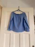 Neue Zara Bluse, blau weiß gestreift, Shirt, Schulterfrei Pankow - Prenzlauer Berg Vorschau