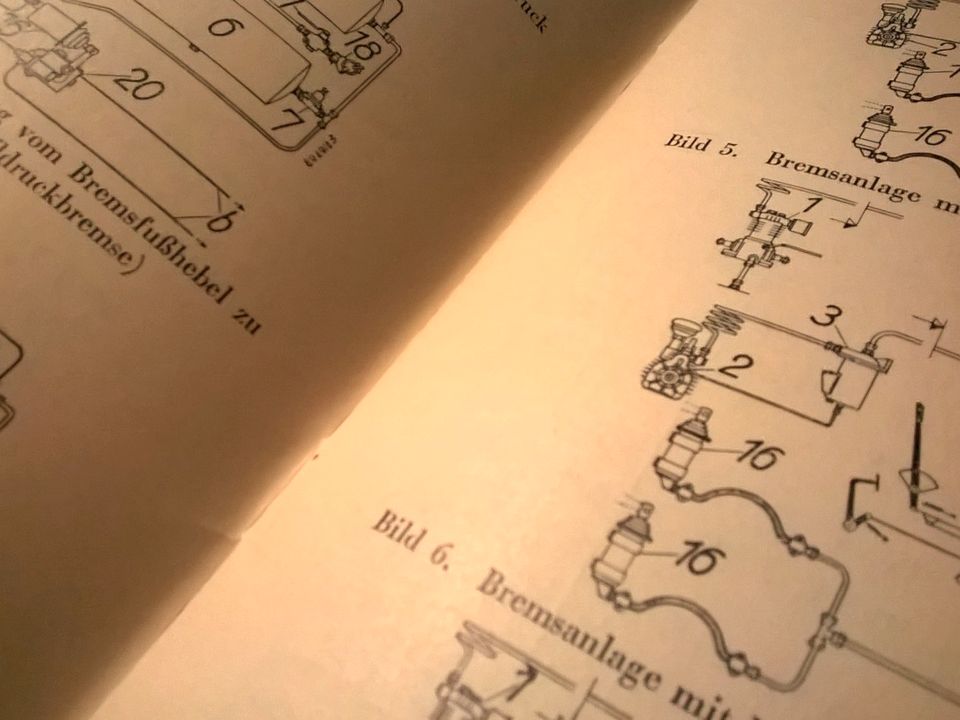 Bosch Druckluftbremse SVVE 47 61 Antik Buch Technik Anleitung rar in Uelzen