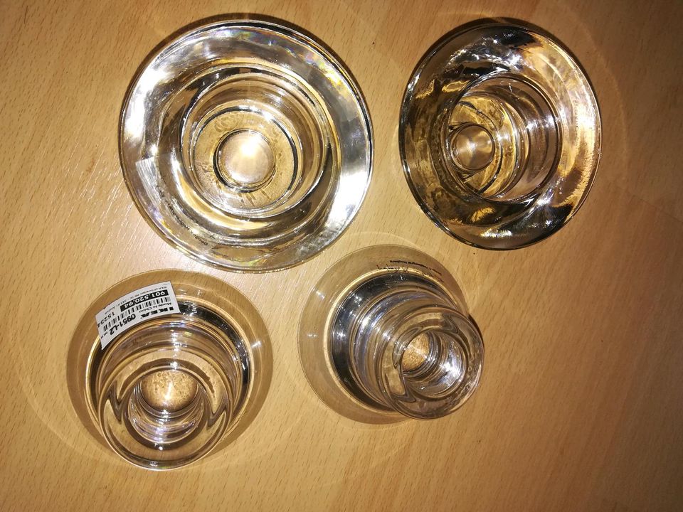 Ikea Glas Kerzenhalter /Kerzenständer, Teelichthalter neu* in Sachsenhagen