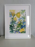 Aquarell Blumen Motiv blau Niedersachsen - Göttingen Vorschau