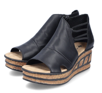 Damen Sandalette, Rieker, schwarz, Gr. 37, m. Keilabsatz, neu! München - Pasing-Obermenzing Vorschau
