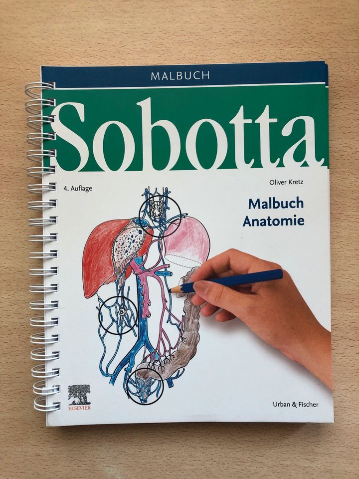 Sobotta Anatomie Malbuch - 4. Auflage in Greifswald