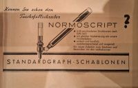 Standardgraph-Schablonen/Tuschefüllschreiber/Trichterfedern Bayern - Leinach Vorschau