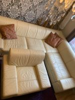 Wohnlandschaft Sofa + Sessel + Bettfunktion  „ECHT LEDER“ Nordrhein-Westfalen - Herford Vorschau