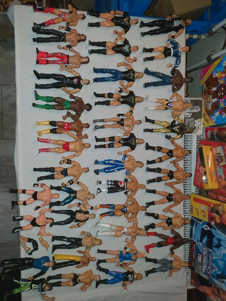 Wwf wwe wrestling figuren hasbro mattel in Gundelsheim