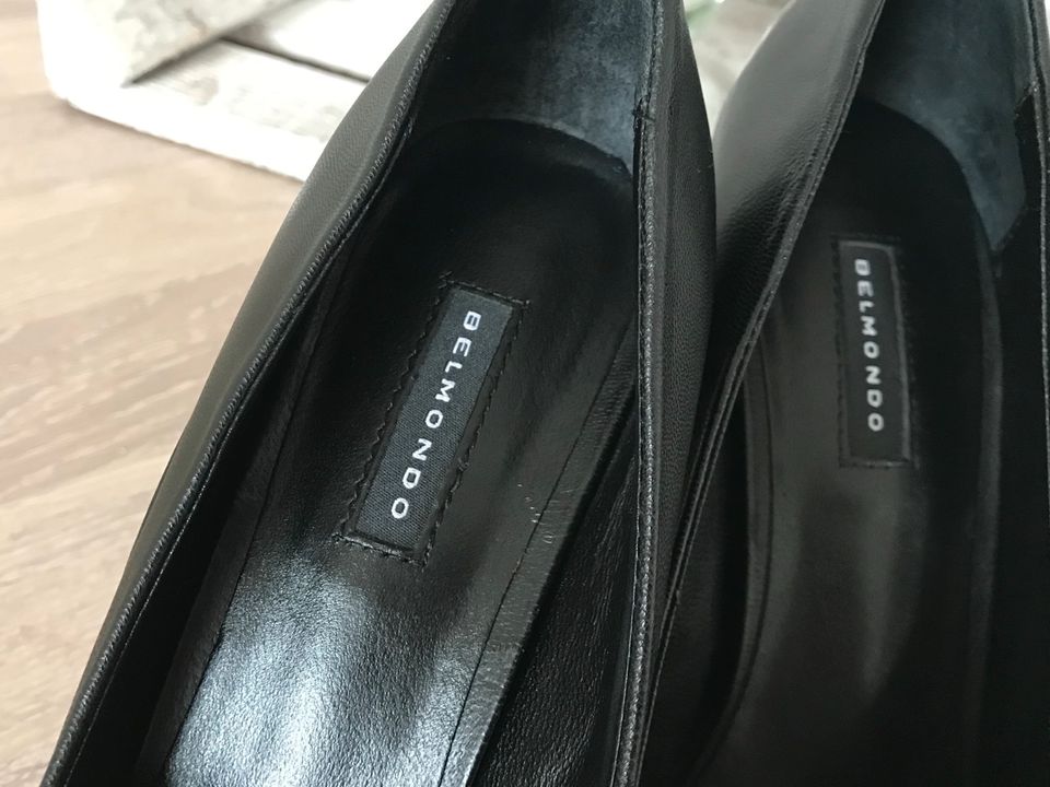 Belmondo Pumps 39 Leder schwarz neu in Detmold