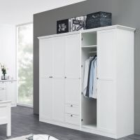 Kleiderschrank Schrank Garderobe Kommode Holz Weiss NEU 354-Er Thüringen - Erfurt Vorschau