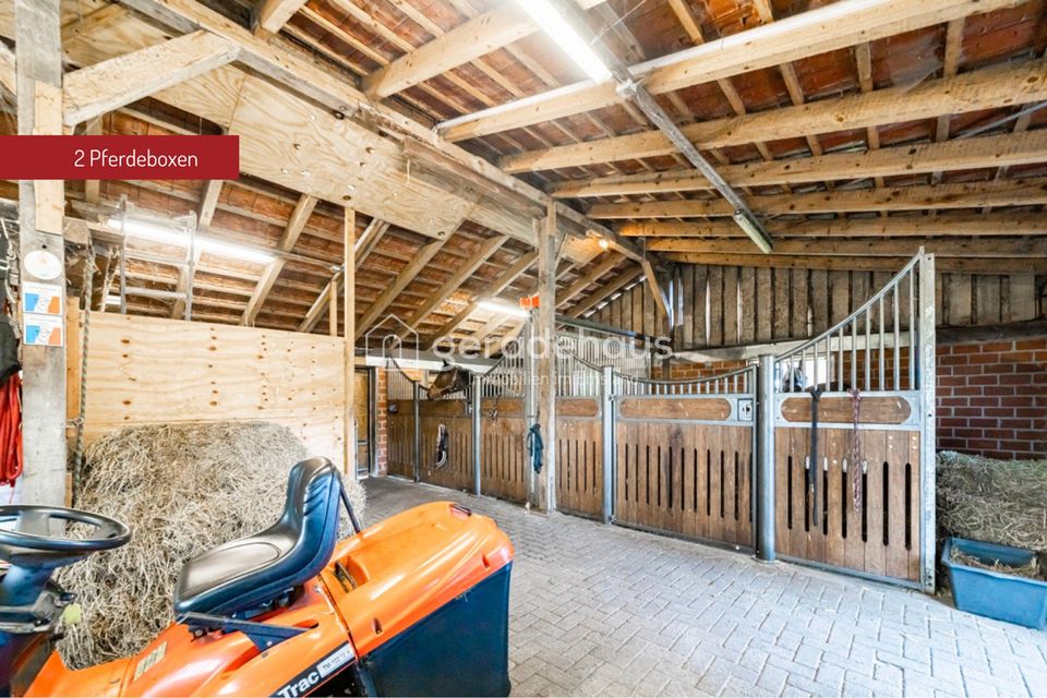 Reiteridylle in Bawinkel: Traumhaftes Landhaus mit Pferdeboxen in Bawinkel