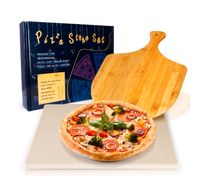 Amzdeal Pizzastein-Set für Grill und Ofen inkl. Pizzaschaufel Neu Baden-Württemberg - Donaueschingen Vorschau