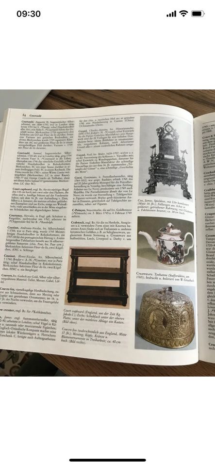 Das große Antiquitätenlexikon Hardcover mit Schutzumschlag in Kirchseeon