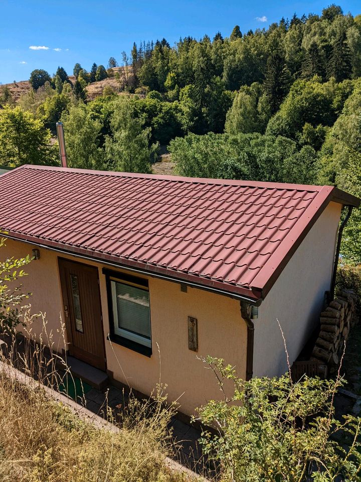 Ruhiges Ferienhaus am Waldrand mit Sauna und Kamin (Hellaberg II) in Schönbrunn (bei Hildburghausen)