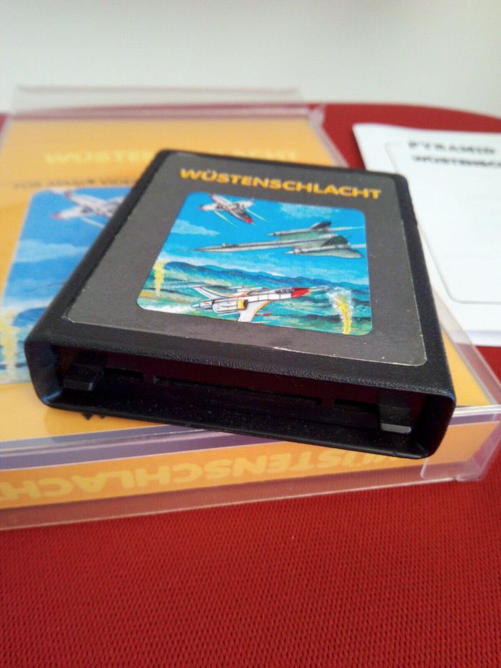 Atari 2600 Spiel Modul WÜSTENSCHLACHT inkl. Sammler-Box und Karte in Bonn