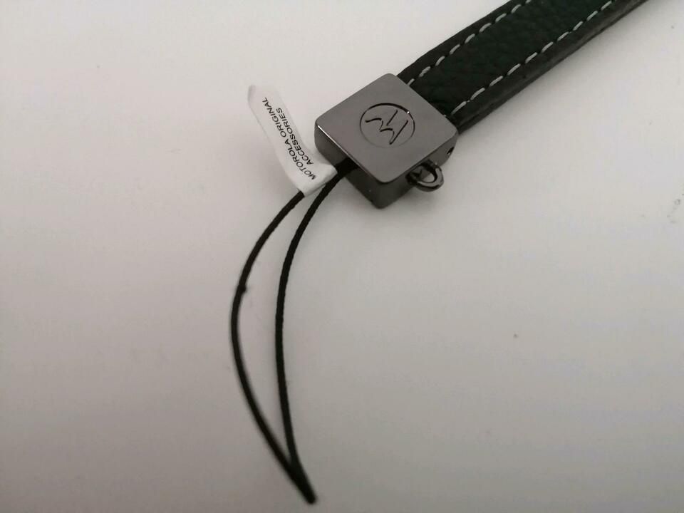 Original Motorola Handy Trageriemen Handschlaufe Leder schwarz na in Peiting