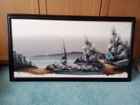 Ölgemälde Gemälde Bild mit Rahmen Meer Boot Landschaft Nordrhein-Westfalen - Marsberg Vorschau