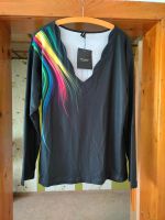 Langarmshirt Größe L, schwarz mit Regenbogenfarben Brandenburg - Rietz-Neuendorf Vorschau