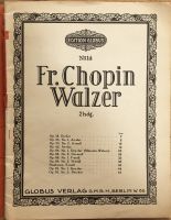 Fr. Chopin Walzer 2hdg. No 14. Edition Globus Bayern - Utting Vorschau