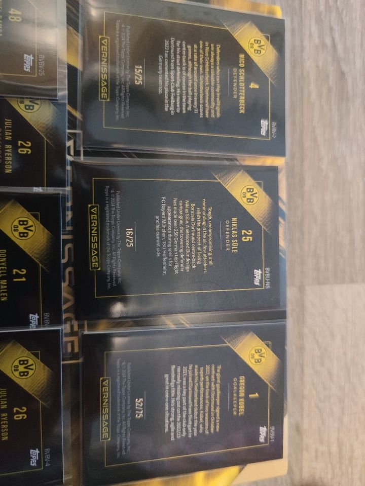 Topps Dortmund 11 Numberts BVB /25 in Hinte