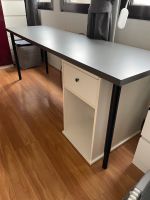 Schreibtisch IKEA Lagkapten / Olov 200x60 cm grau/schwarz Bonn - Buschdorf Vorschau