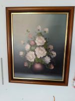 Ölgemälde Bild Öl Gemälde Blumen signiert Ölbild Nordrhein-Westfalen - Geldern Vorschau