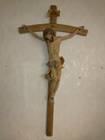 Heiliges Kreuz, Jesus | Holzkreuz, Blattgold | Sehr guter Zustand Rheinland-Pfalz - Steinfeld Vorschau