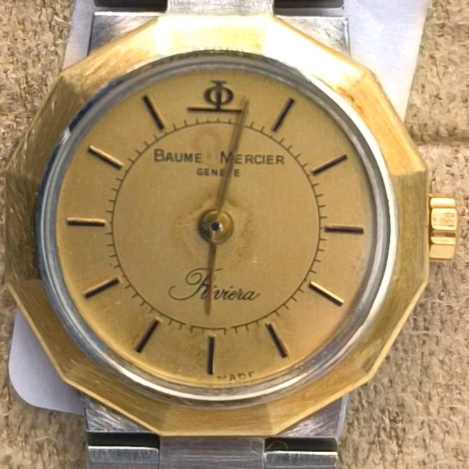 ✅✅✅ 750 / 18 Karat Gold Stahl Uhr Baume & Mercier Rivera  ✅✅✅ in Regensburg