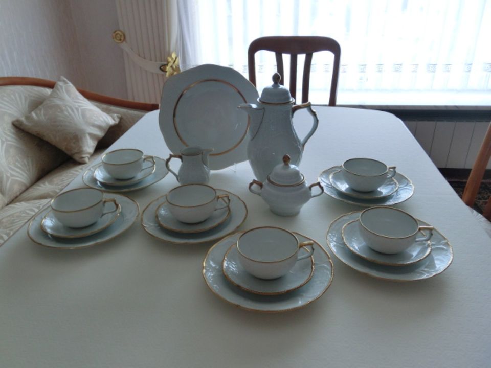 Rosenthal Kaffeeservice Sanssouci mit Goldrand Altserie in Baar-Ebenhausen