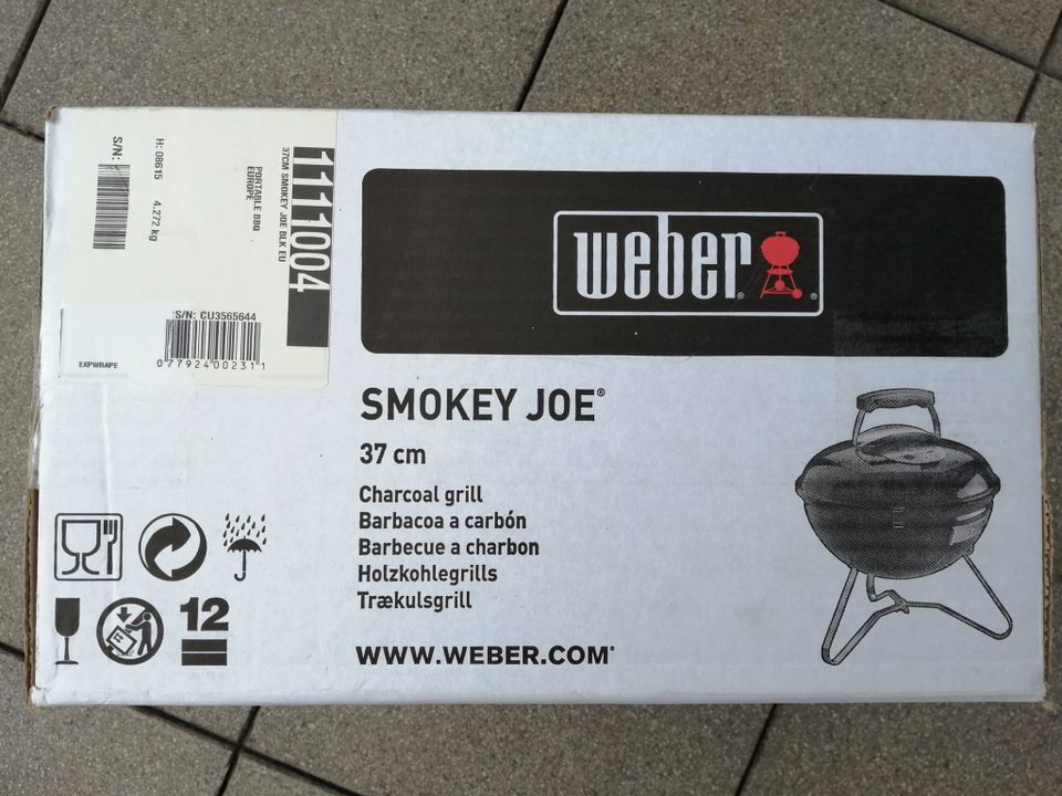 Weber-Grill - Holzkohlegrill - Smokey Joe - 37cm in Reiskirchen