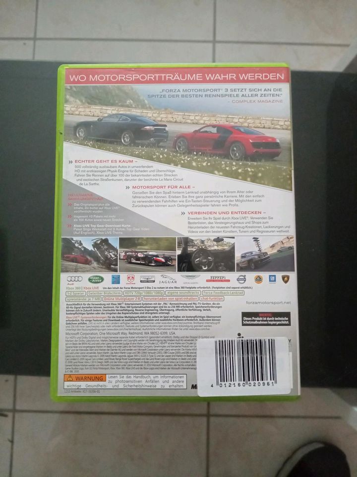 Xbox 360 Forza Motorsport 3 in Puderbach