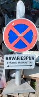 Standschild Halteverbot und Haverietspur ständig  frei halten . Mecklenburg-Vorpommern - Putbus Vorschau