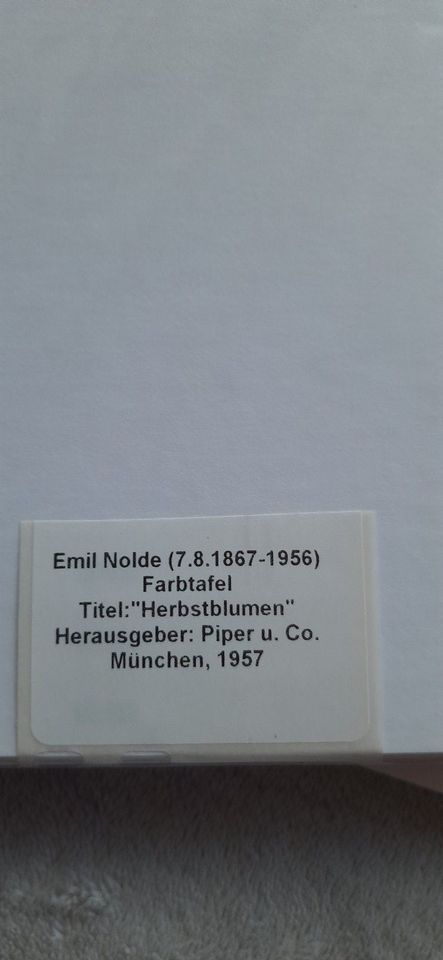 Emil Nolde Konvolut Nr.4 in Karlsruhe