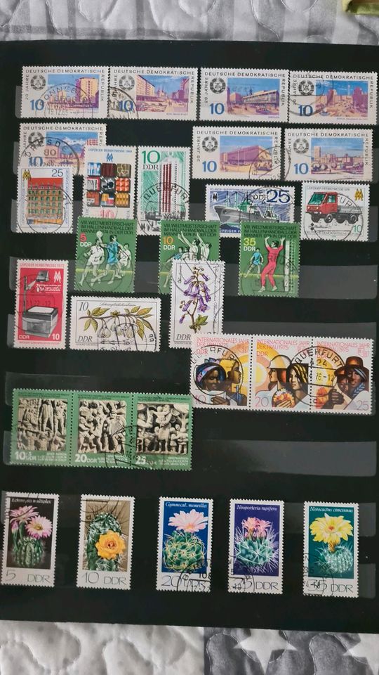 Briefmarken Sammlung aus der DDR in Mücheln (Geiseltal)