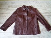 Vintage Lederjacke Damen Gr. XXL, rotbraun, 90er J., ungetragen Sachsen - Krauschwitz Vorschau