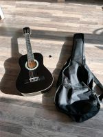 Navarra Guitar schwarz 1/2 Gitarre Nordrhein-Westfalen - Haltern am See Vorschau