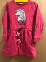 Kleid Herbst/Winter warm alpenfleece pink Einhorn 116/122 Mädchen Nordrhein-Westfalen - Bad Berleburg Vorschau