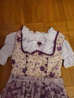 Dirndl Bluse Schürze knielang lila grün weiß Kr. München - Grasbrunn Vorschau