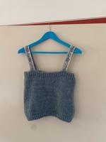 Neues Mango Strick Top blau hellblau XL mit Etikett Nordrhein-Westfalen - Kleve Vorschau