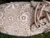 Cafenoir Schnürschuhe Halbschuhe Gr. 37 beige Spitze Hessen - Kassel Vorschau