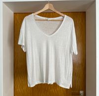 Damen T-Shirt H&M Leinen weiß Gr. XS oversize Bochum - Bochum-Süd Vorschau