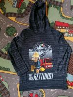 ❤️ NEUWERTIG ! Dünn Feuerwehrmann Sam Hoodie Langarmshirt 122 Bayern - Burkardroth Vorschau