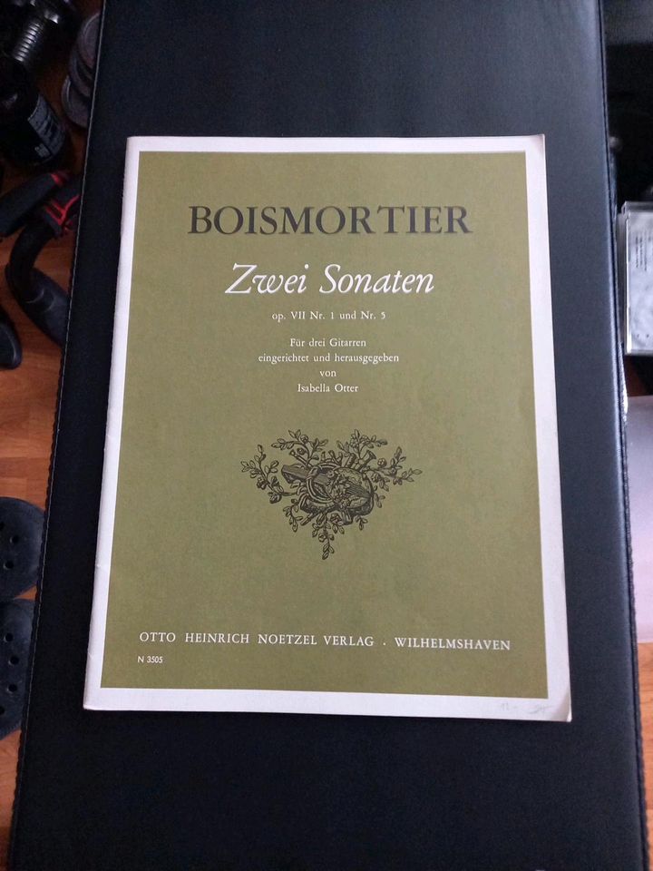 Boismortier Zwei Sonaten Notenbuch Gitarre in Wonsees