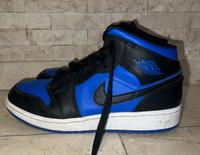 Nike Air Jordan 1 Mid blau schwarz Gr. 38, 24 cm, eher Gr. 37! Bayern - Stadtbergen Vorschau