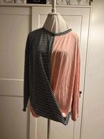 Shirt Langarmshirt Longsleeve schwarz rosa weiß gestreift Streife Nordrhein-Westfalen - Werdohl Vorschau