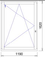 Fenster, Holzfenster, neu, 1,19 Breite, 1,62m Höhe, graubraun Rheinland-Pfalz - Kempfeld Vorschau