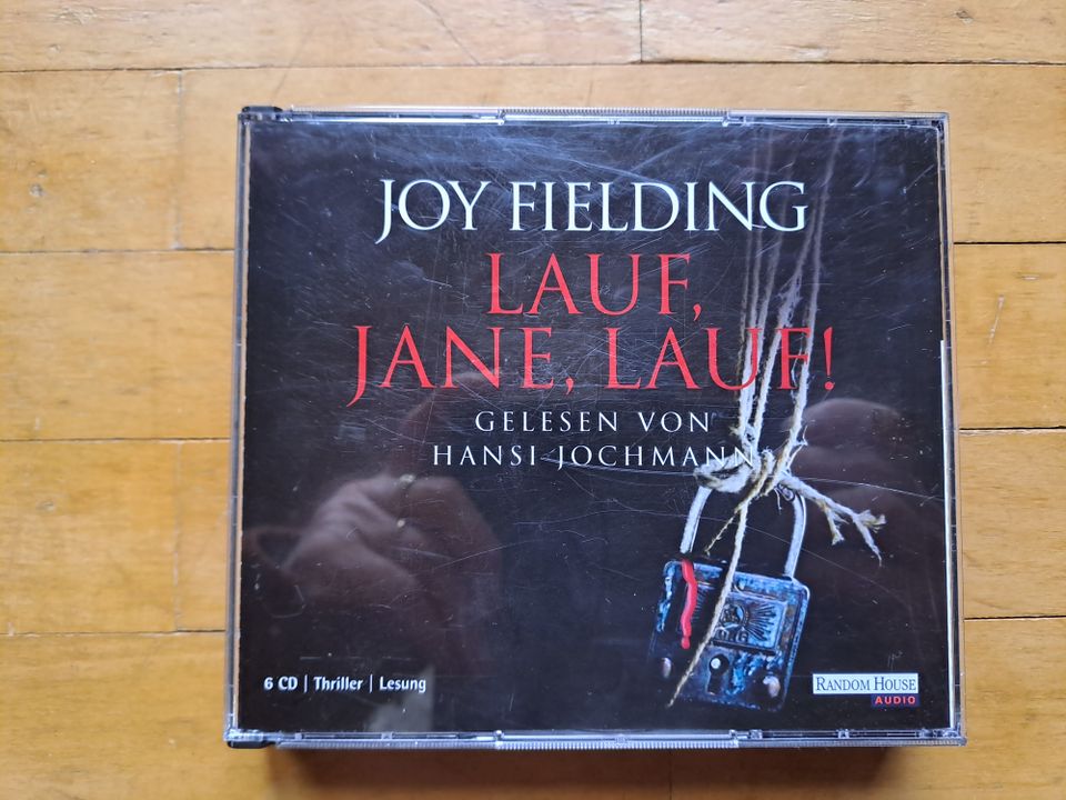 Hörbuch Thriller Joy Fielding Lauf Jane lauf 6 CD 420 Minuten in Schwabach