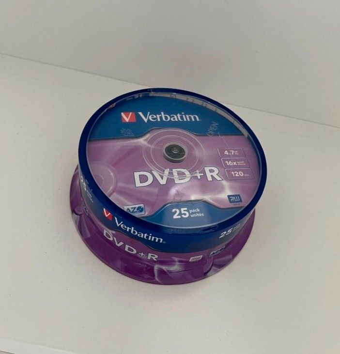 OVP Verbatim DVD Rohlinge auf Spindel 25 Stück DVD+R 4,7 GB/16x in Leonberg