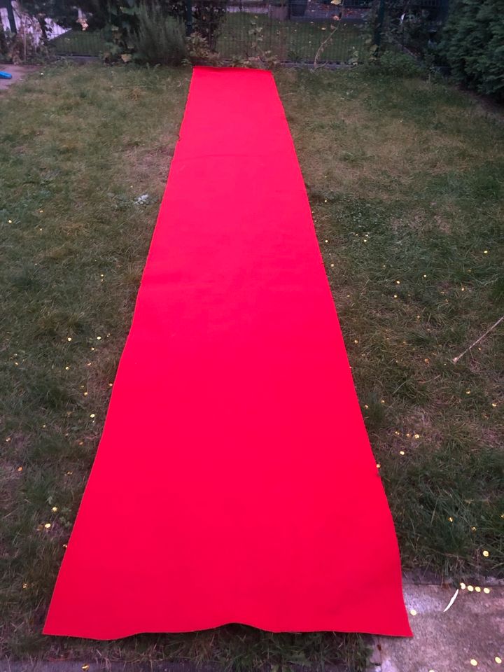 10 Meter roter Teppich Verleih Heiratsantrag in Essen